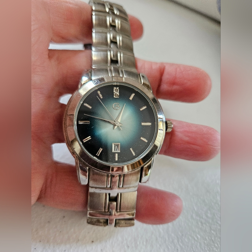 MENS GEORGE/DATE WATCH